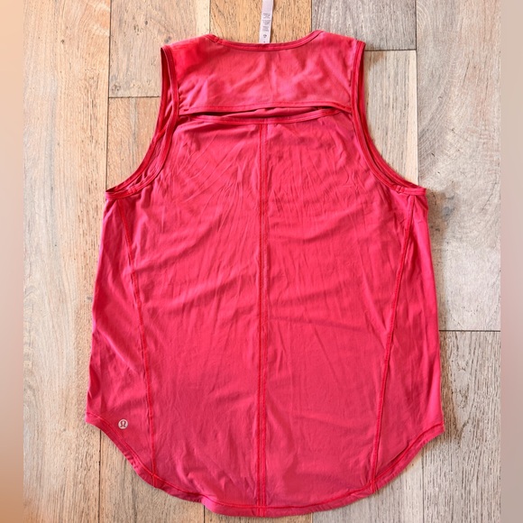Lululemon Sculpt Tank | Coral Pink | Loose Fit Run Top - Picture 6 of 7